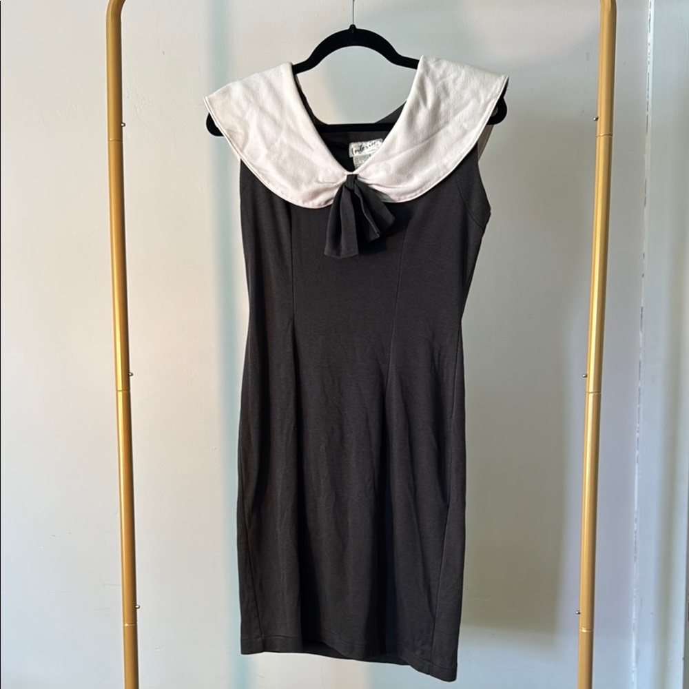 Elegant Black and White Dress
